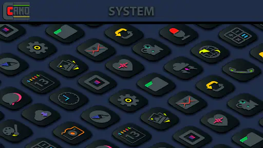 Camo Dark Icon Pack screenshot 5