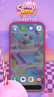 Candy Race Launcher screenshot 1