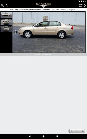 Car-Part.com Used Auto Parts screenshot