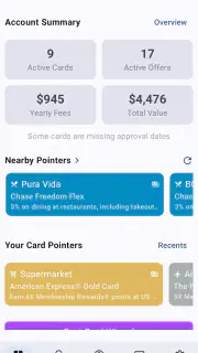CardPointers: Maximize Rewards screenshot 1