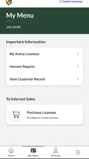 CDFW License screenshot 3