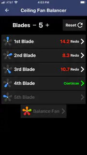Ceiling Fan Balancer screenshot 6