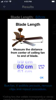 Ceiling Fan Balancer screenshot 7