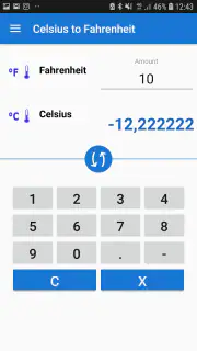 Celsius to Fahrenheit Convert screenshot 2