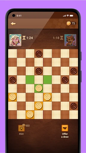 Checkers Online screenshot