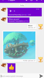 Cheogram (Jabber, Call, Text) screenshot 1