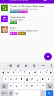 Cheogram (Jabber, Call, Text) screenshot 2