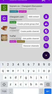 Cheogram (Jabber, Call, Text) screenshot 3