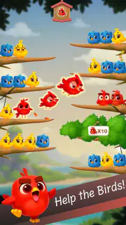 Chirpy Sort: Bird Color Puzzle screenshot 8