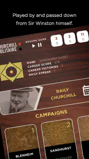 Churchill Solitaire Card Game screenshot 2