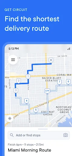Circuit Route Planner screenshot