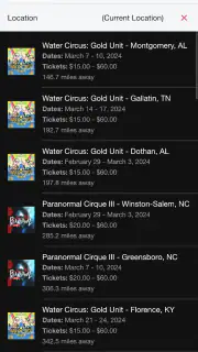 Cirque Italia screenshot 1