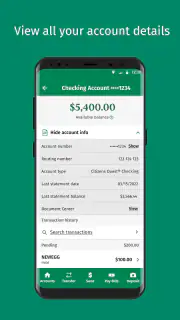 Citizens Bank Mobile Banking screenshot 2