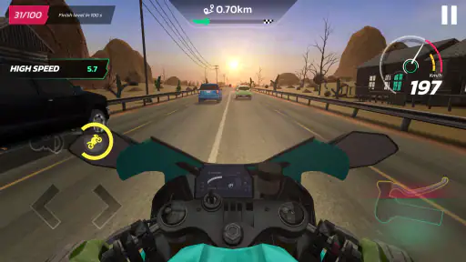 City Bike Racer: Traffic Rush screenshot 2