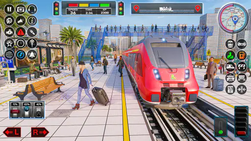 City Train Game 3d Train games screenshot 5