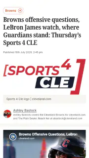cleveland.com: Browns News screenshot 2