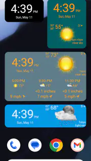 Clock, Date and Weather Widget screenshot 3