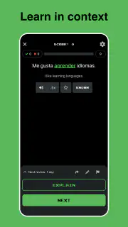 Clozemaster: language learning screenshot 2