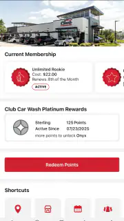 Club Car Wash Mobile App screenshot 2