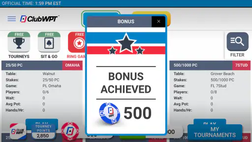 ClubWPT: Free Poker, Casino screenshot 3