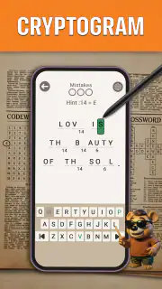 CodeWords Cryptogram Puzzles screenshot 1