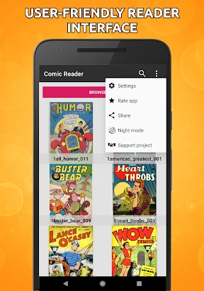 Comic Book Reader (cbz/cbr) screenshot