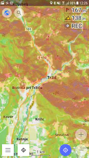 Contour lines plugin — OsmAnd screenshot 5
