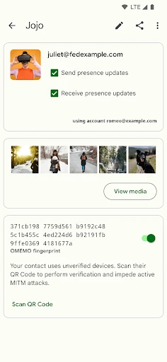 Conversations (Jabber / XMPP) screenshot