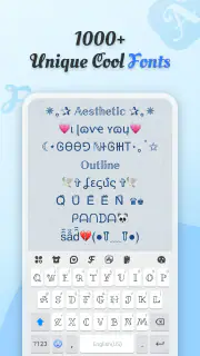 Cool Fonts Keyboard & Themes screenshot 2