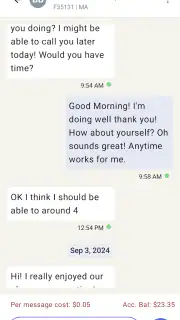 CorrLinks Text Chat screenshot 2
