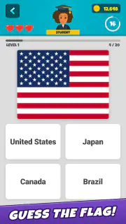 Country Flags 2: Geo Quiz screenshot 1