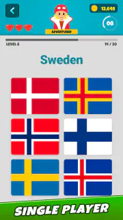 Country Flags 2: Geo Quiz screenshot 4