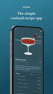 Coupe - cocktail recipes screenshot 1