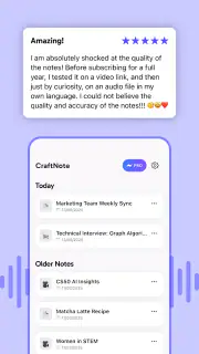 CraftNote – AI Note Taker screenshot 7
