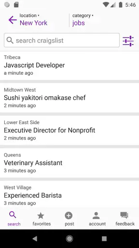 craigslist screenshot