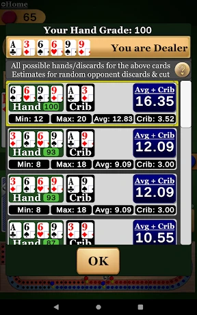 Cribbage Pro Online! screenshot
