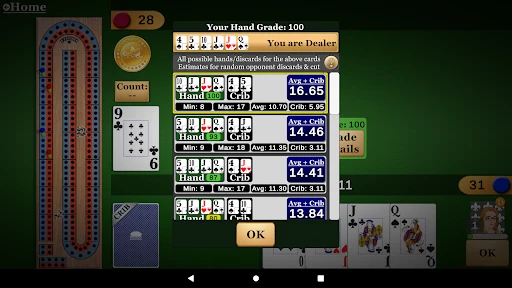 Cribbage Pro Online! screenshot
