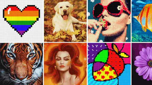 Cross Stitch: Color by Number screenshot 4