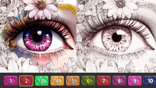 Cross Stitch: Color by Number screenshot 8