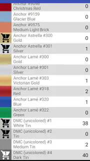 Cross Stitch Thread Organizer screenshot 1