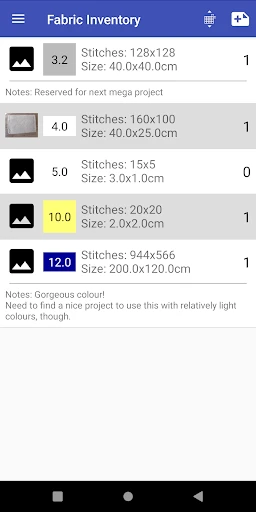 Cross Stitch Thread Organizer screenshot