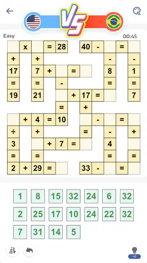 Crossmath - Math Puzzle Games screenshot
