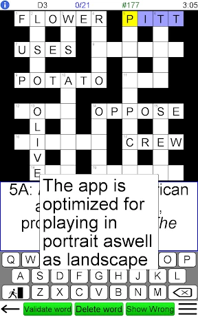 Crossword Unlimited screenshot