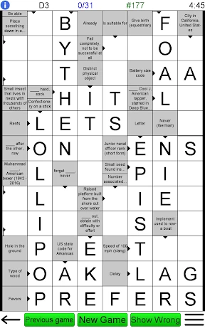 Crossword Unlimited screenshot