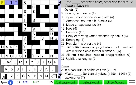 Crossword Unlimited screenshot