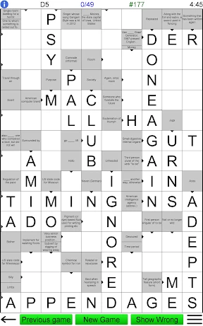 Crossword Unlimited screenshot