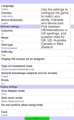 Crossword Unlimited screenshot
