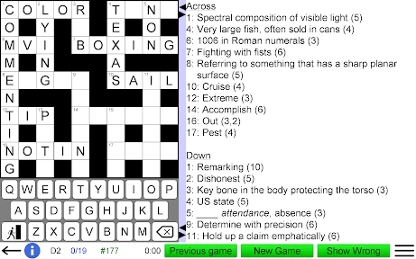Crossword Unlimited screenshot