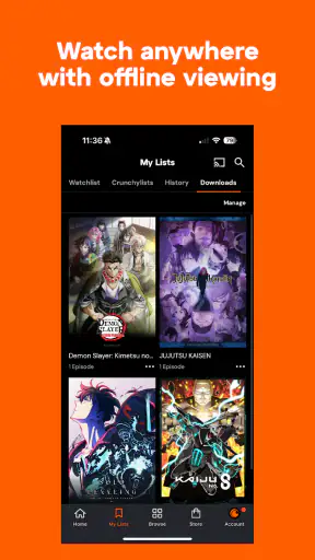 Crunchyroll screenshot