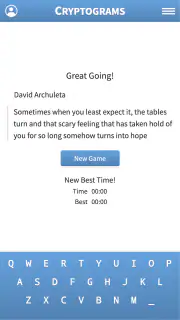 Cryptogram · Cryptoquote Game screenshot 3